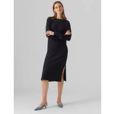 Vero Moda Sort Kjoler Vero Moda Strikkjole