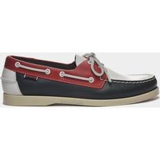 White Boat Shoes Sebago Boat Shoes Portland Spinnaker - Bleu