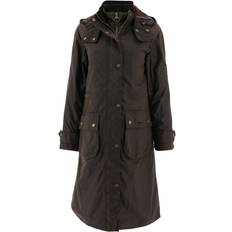Long Cannich Wax Jacket - Olive