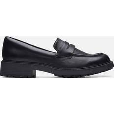 Clarks Dame - Sort Sko Clarks Women's Orinoco2 Leather Penny Loafers