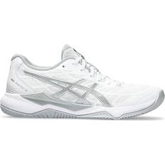 Asics Laced Volleyball Shoes Asics GEL-Tactic Women's Indoor, Squash, Racquetball Shoes White/Pure Silver