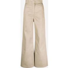 Palm Angels Vändbara Chino Byxor Med Dold Dragkedja - Beige