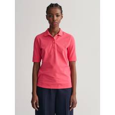 Gant Femme Polos Gant Cotton Polo Shirt with Short Sleeves