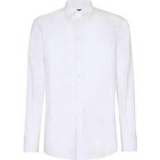 Dolce & Gabbana Oberteile Dolce & Gabbana Martini Cotton Shirt optical_white