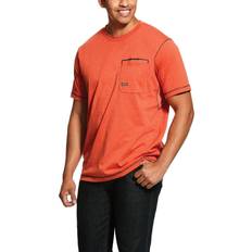 Ridsport T-shirts Ariat Mens Rebar Workman Crew T-Shirt