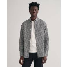 Gant Men Regular Fit Gingham Poplin Shirt Black