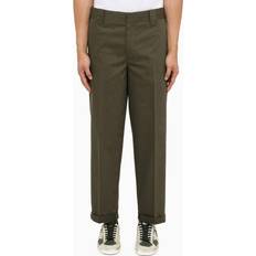 Pants & Shorts GOLDEN GOOSE Khaki Straight Trousers IT