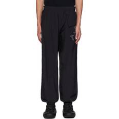 JW Anderson Black Twisted Cargo Pants