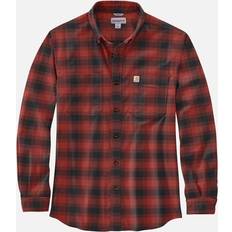 Carhartt Uomo Camicie Carhartt Rugged Flex Flannel Plaid Camicia - Rosso