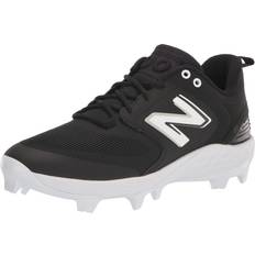 New Balance Laced Baseball Shoes New Balance Fresh Foam 3000v6 Molded Black/White Men's Shoes