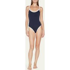 XXS Badeanzüge Moncler Navy Printed Swimsuit