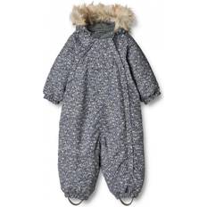 Babyer Overaller Wheat Nickie Tech Snowsuit - Autumn Sky Penguins (8002i-996R-1531)