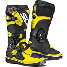 Sidi Flame Kids Motocross Boots - Black/Yellow Fluo Child
