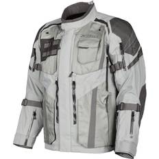 Grey Motorcycle Jackets Klim Badlands Pro Jacket White Long Man