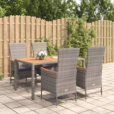 vidaXL 5 Garden Patio Dining Set