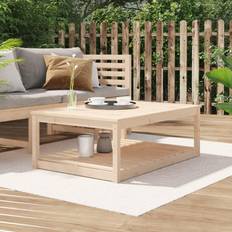 vidaXL Havebord 121x82.5x45 cm Massivt Fyrretræ
