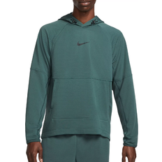 Nike Men's Dri-Fit Fleece Fitness Sweatshirt - Faded Spruce/Black