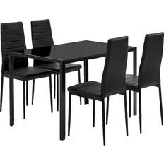 Juskys Juskys Dalya Essgruppe, 1 Tisch einschl. 4 Stühle