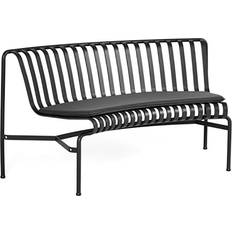 Palissade bench Utemöbler Hay Palissade park dining bench Stolsdyna Grå