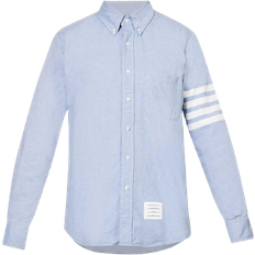 4-Bar Cotton Shirt - Light Blue