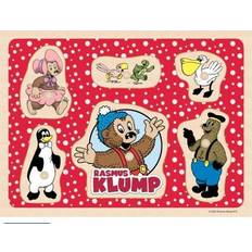 Barbo Toys Knoppuslespil Barbo Toys Rasmus Klump Knoppuslespil i træ 6 brikker