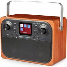 FM Radio Majestic Radio Rt-197 Dab Legno E Nero 119197 Wd