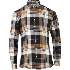 Lindbergh Checked Herringbone Shirt - Grön