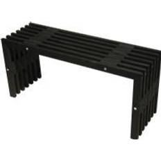 Zwart Tuinbanken Ecofurn D-bench 100 Pine Black Oiled