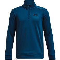 Under Armour Sudaderas Under Armour Quarter Half-Zip Camiseta De Manga Larga Chicos - Azul Oscuro