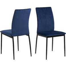 Nordform Chaises Nordform Salle À Manger Demina Bleu Foncé Chaise de Cuisine