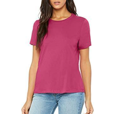 Bella+Canvas Womens Missy's Relaxed Jersey Short-Sleeve T-Shirt - Berry