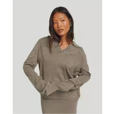 Object Strikket Polo Brun