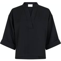 Neo Noir Luma Crepe Blouse - Black