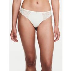 Chantelle Womens Milk Orangerie Scalloped-trim Stretch-lace Mid-rise Briefs