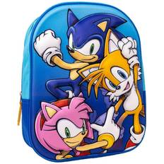 Children Hiking Backpacks Cerda Sonic the hedgehog 3d kids school backpack bag 31cm