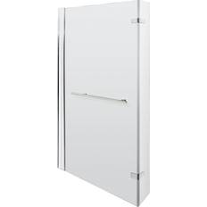Bathtubs Nuie Pacific L-Shaped Fixed Bath Screen Bar 1416mm 6mm