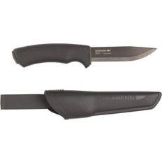 Left Hunting Knives Morakniv Bushcraft Black Carbon Steel 12490 Hunting Knife