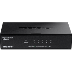 Interruptores Trendnet TEG-S51 5-Port Gigabit Desktop Switch