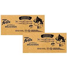 Felix Katze Haustiere Felix naturally delicious megapack, 4 sorten mix