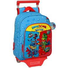 Skolväska med hjul SuperThings Rescue force 27 x 33 x 10 cm Blå