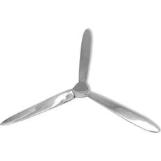 Silver Facade Numbers vidaXL Wall-Mounted Propeller Aluminium Silver 70 cm