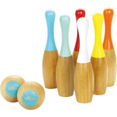 Bowling Vilac Lot de 6 quilles bowling bicolores