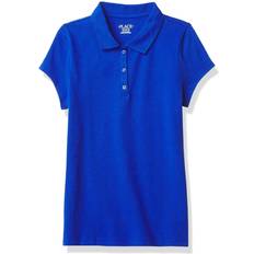 Girl's Uniform Pique Polo - Renew Blue 