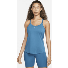 Nike Dri-FIT One Elastika Tanktop mit Standard-Passform für Damen Blau