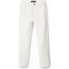 Desigual Dam Byxor & Shorts Desigual Dam Jeans - Vit