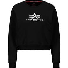 Alpha Industries Women Jumpers Alpha Industries damen basic boxy sweater wmn schwarz