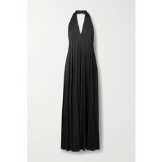 Jumpsuits & Overaller på rea A.L.C. Rio Pleated Satin Halterneck Jumpsuit - Black