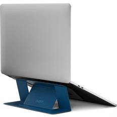 Laptopständer MOFT Invisible Stand for Laptops Without Bottom Vents, Lightweight Adhesive 2-Height Repositionable Residue-Free Laptop Desk StandBlue