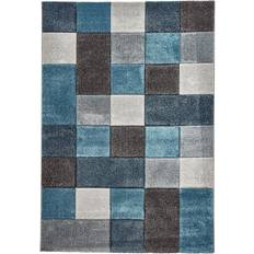 Think Rugs Brooklyn 646 Modern Grey, Blue 120x170cm