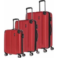 Hard Suitcase Sets Travelite City 4-Rad Trolley L-erw /M-erw